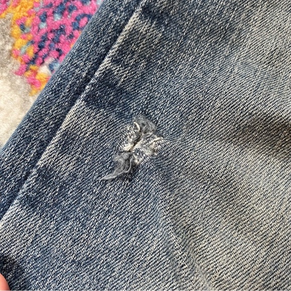 Vintage Y2K L.E.I. Custom Embroidered Moon and Stars Dream Catcher Flare Jeans - Picture 4 of 15